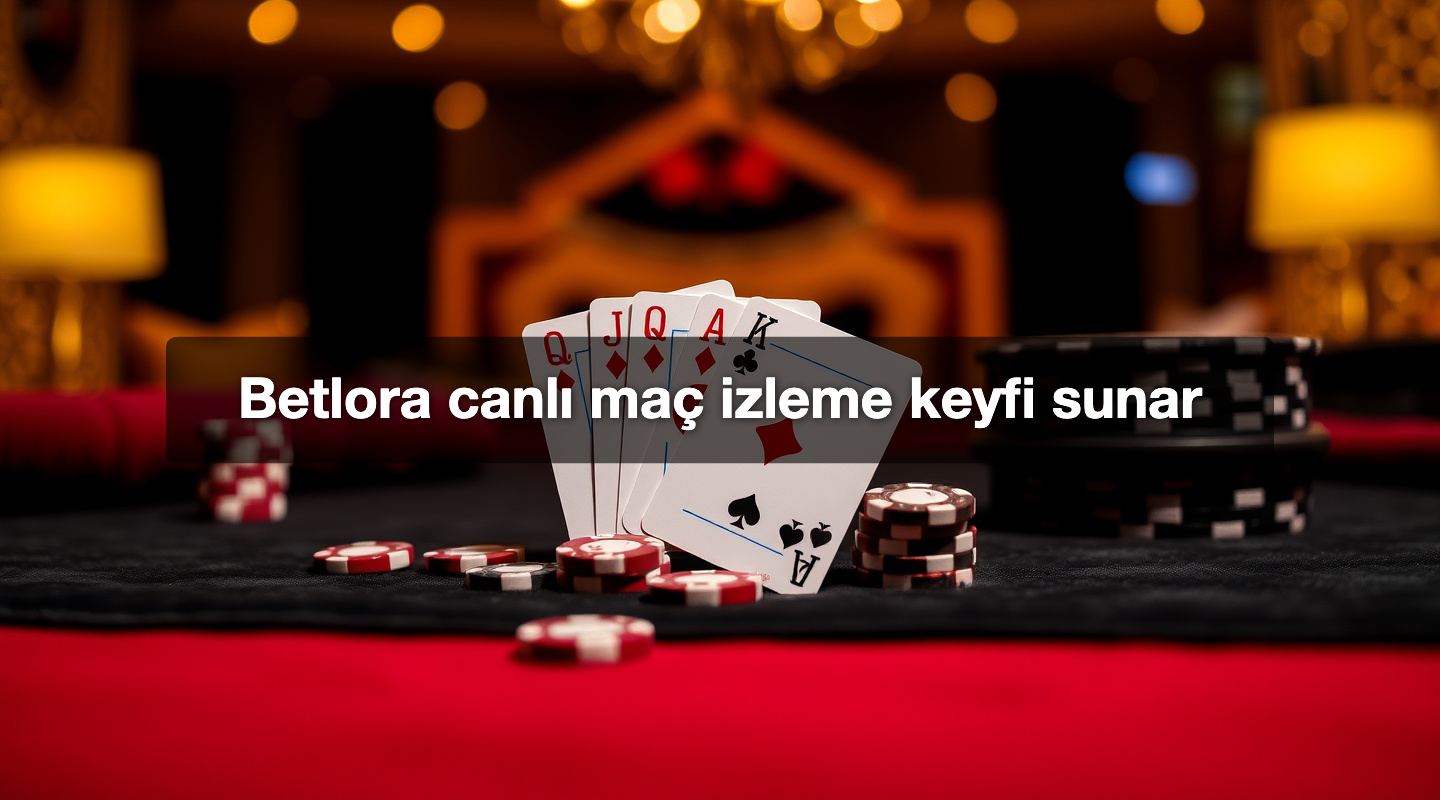 Betlora canlı maç izleme keyfi sunar
