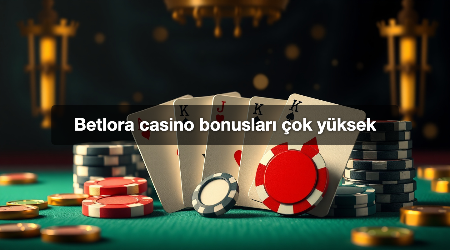 Betlora casino bonusları çok yüksek
