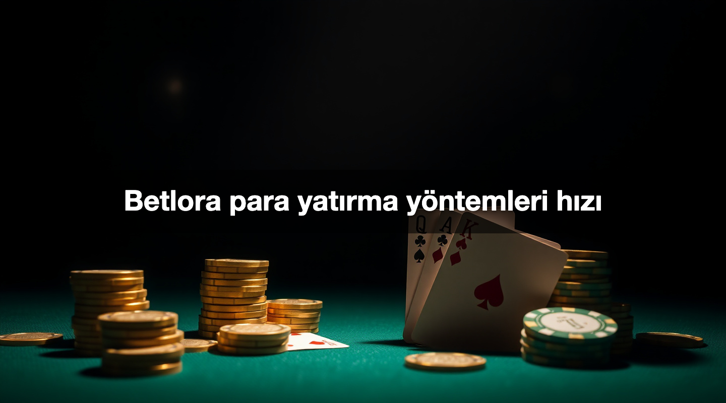 Betlora para yatırma yöntemleri hızı